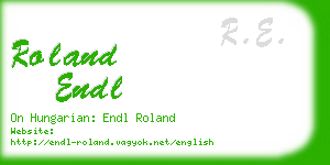 roland endl business card